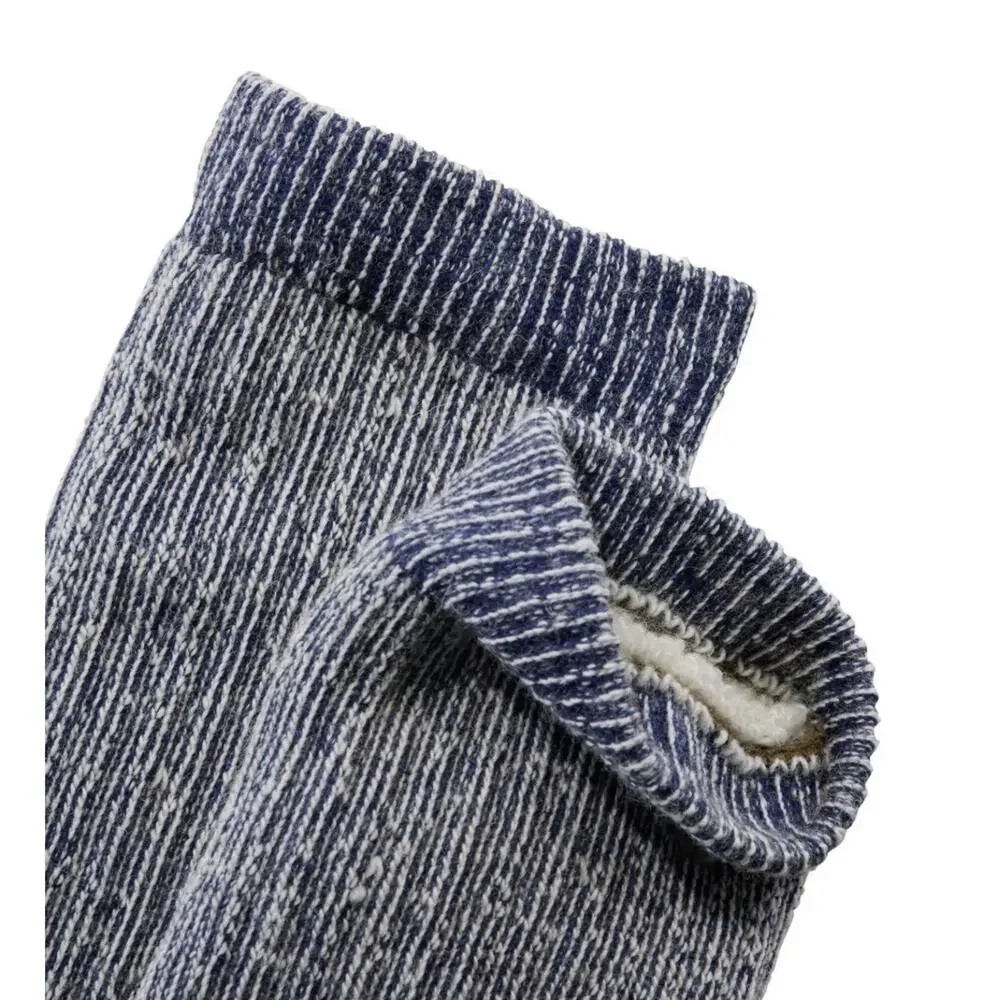 LL Bean Merino Wool Boot Socks Men's 9-12 Dark Khaki USA Made Hiking Camping